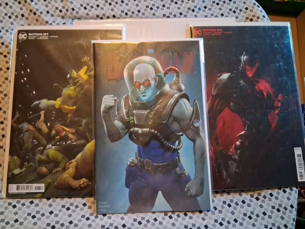BATMAN Lot Of 3 Variant Covers #121, 127, And 128 All Variants All Nm Dc Comics